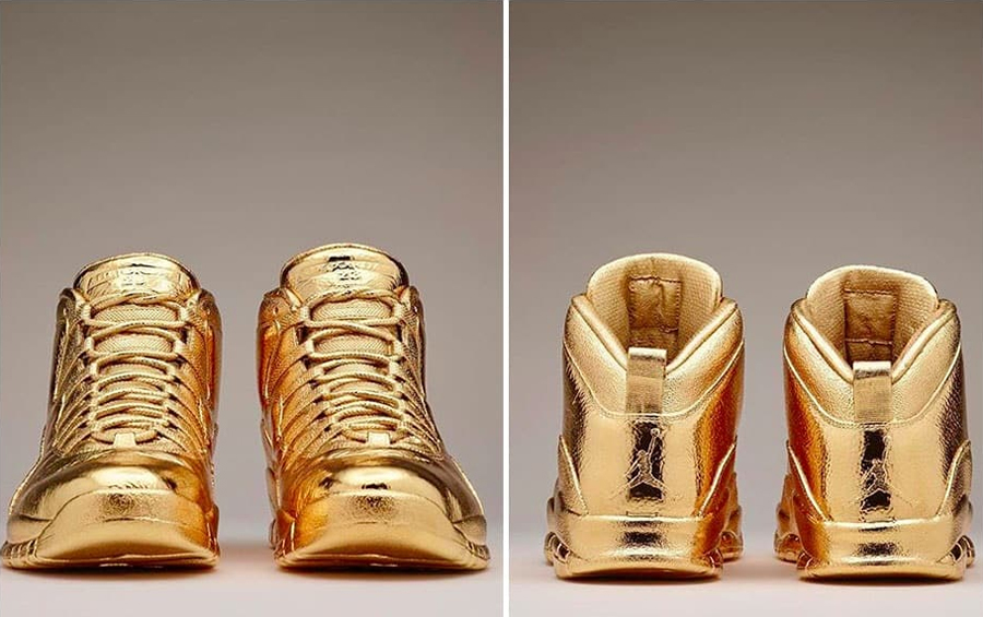 Most Expensive Nike's Shoes Ever - Nike Solid Gold Ovo Air Jordan