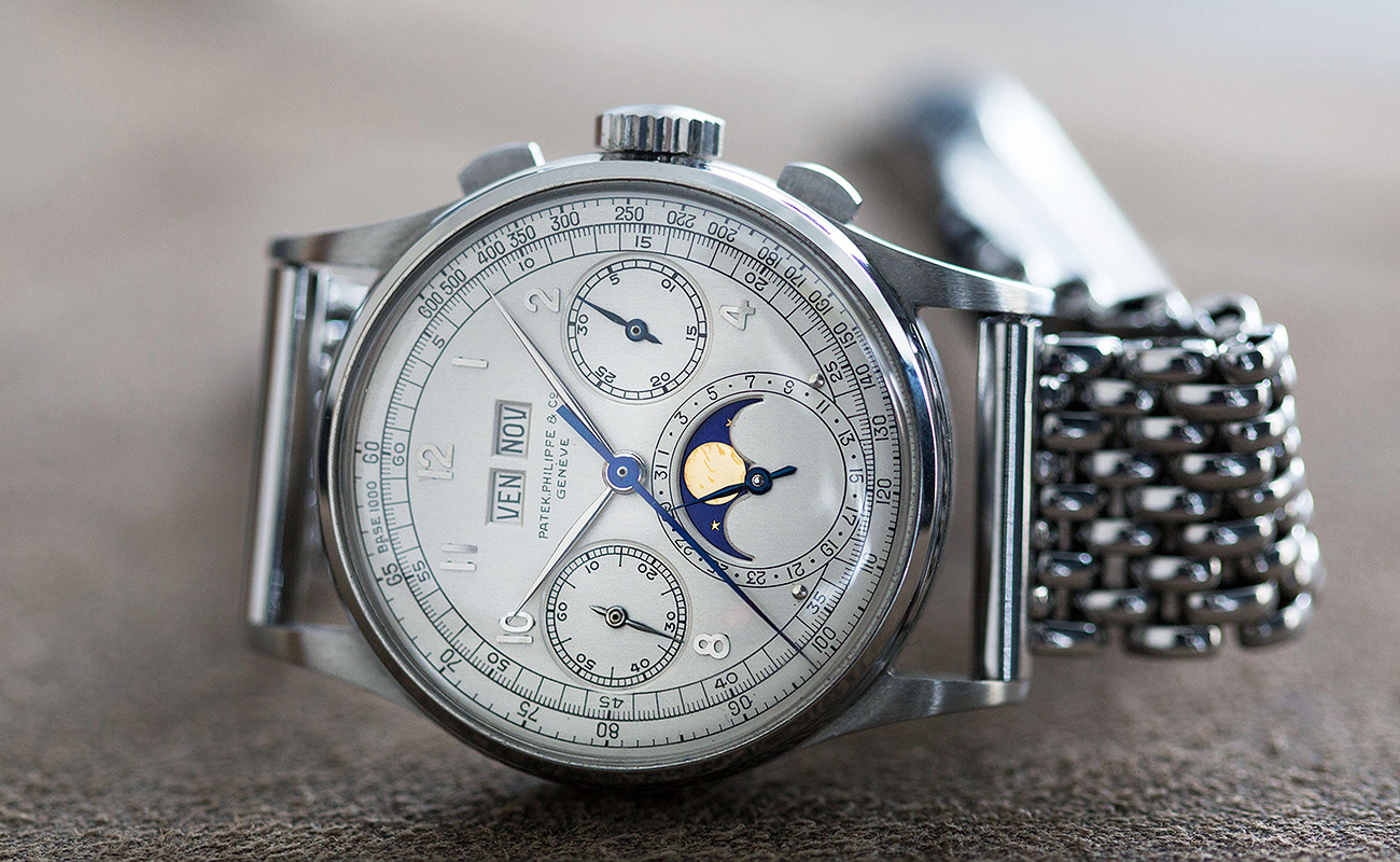 patek philippe ref 1518 in stainless steel