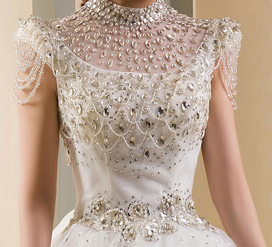 Diamond Wedding Gown by Renee Strauss and Martin Katz