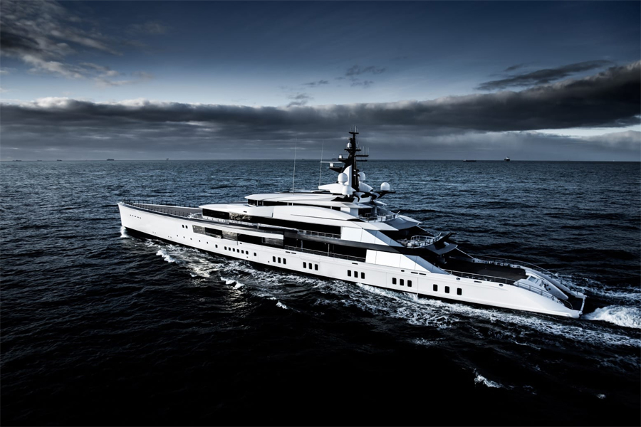 Jerry Jones's luxury yacht Bravo Eugenia
