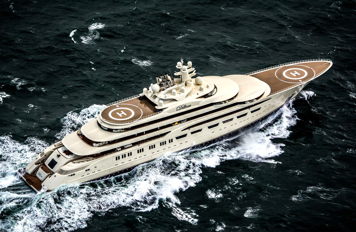 Dilbar luxury yacht