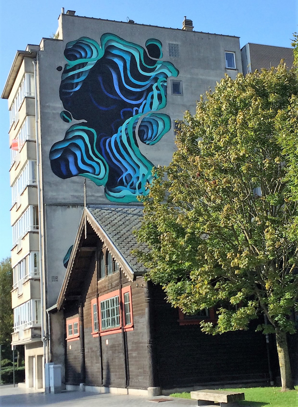 Optical Illusion Murals on Buildings