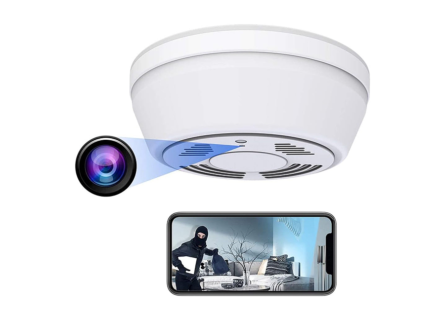 Smoke Detector with Hidden Camera Detector