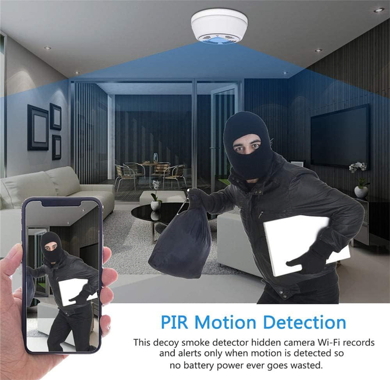 Smoke Detector with Hidden Camera Detector