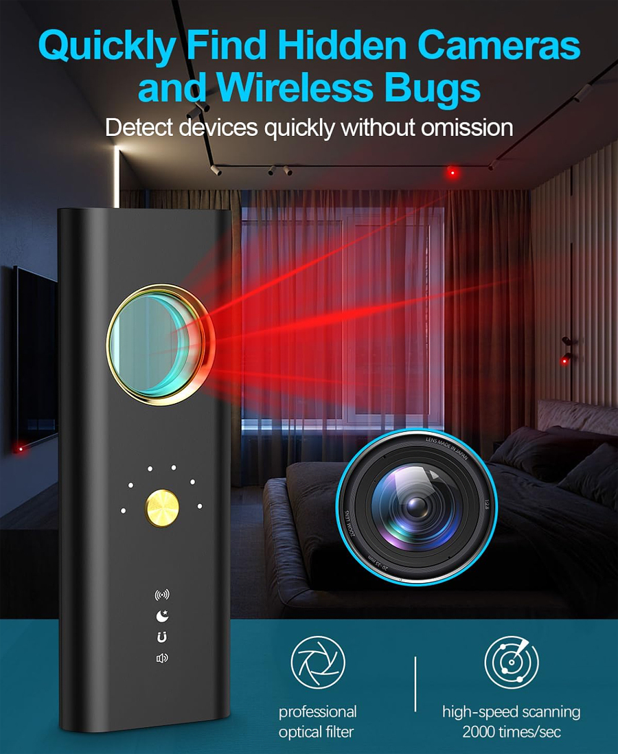 Professional Anti Spy and Hidden Cameras Detector