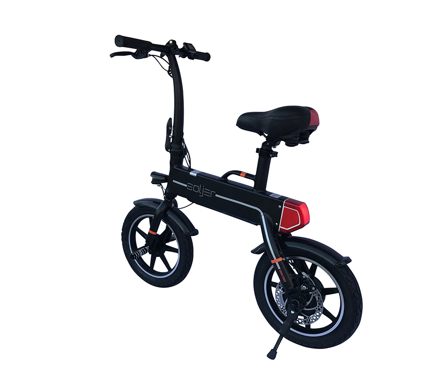 Soljer - Mini Adult Electric Bike – Black