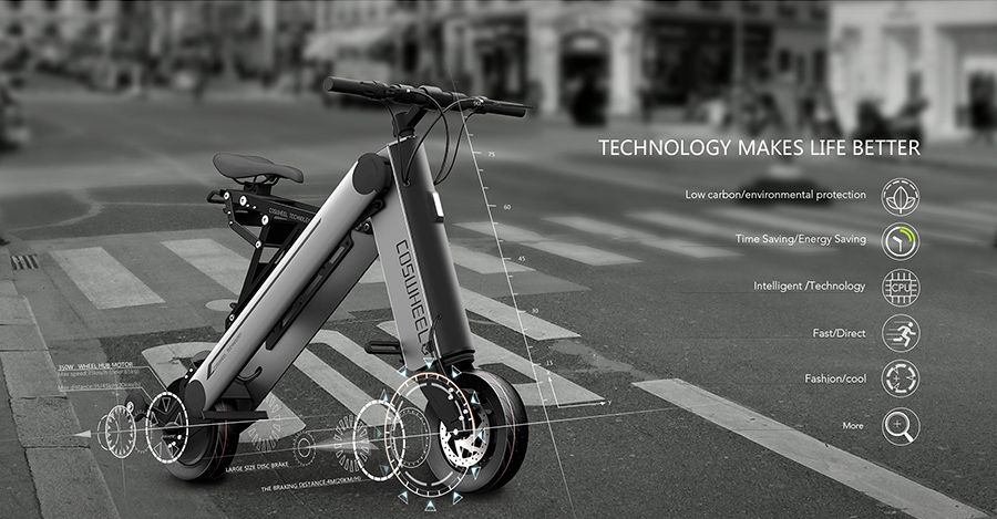 Coswheel A1-X Mini Electric Bicycle