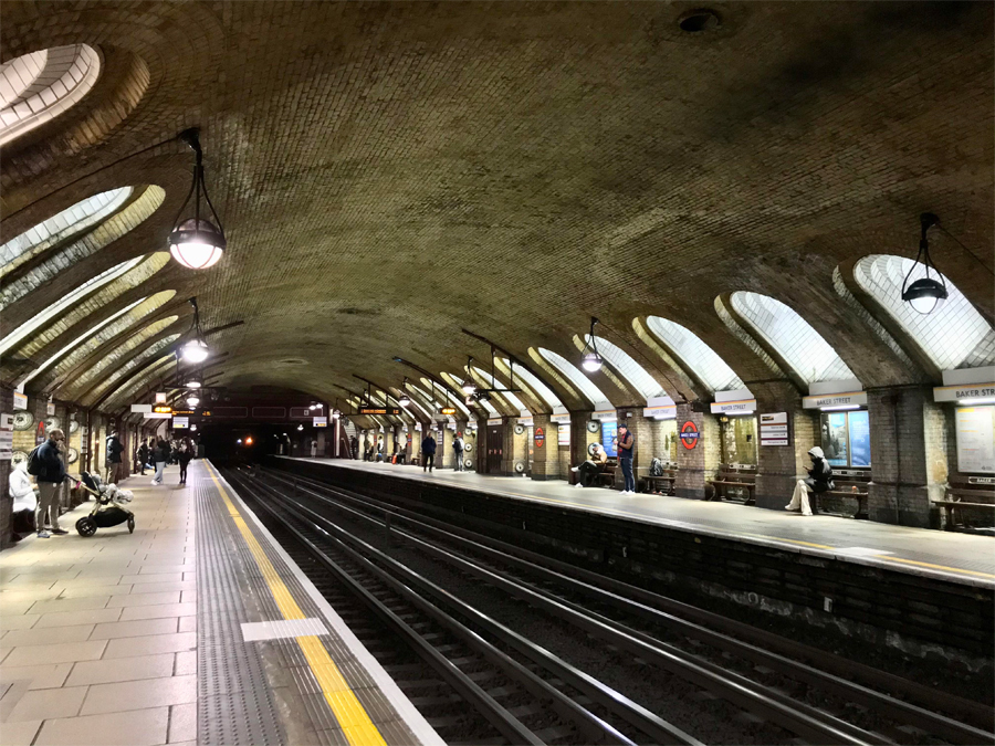 The World's Oldest Underground Station, Baker Street, England
