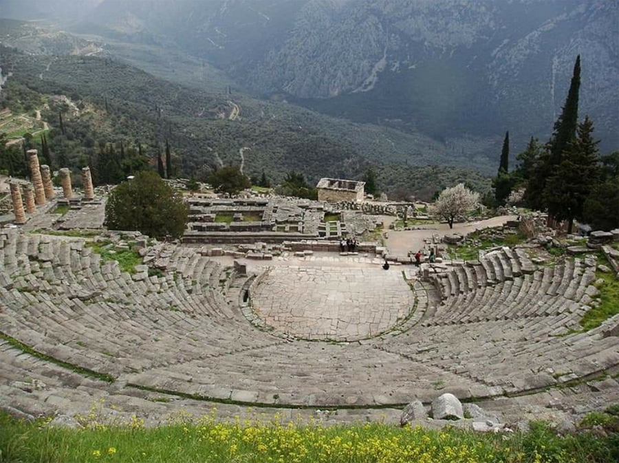 Ancient Theatre Of Delphi, Greece