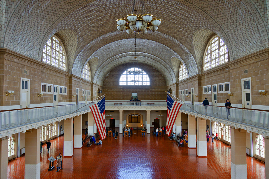 Main Hall, Ellis Island, USA