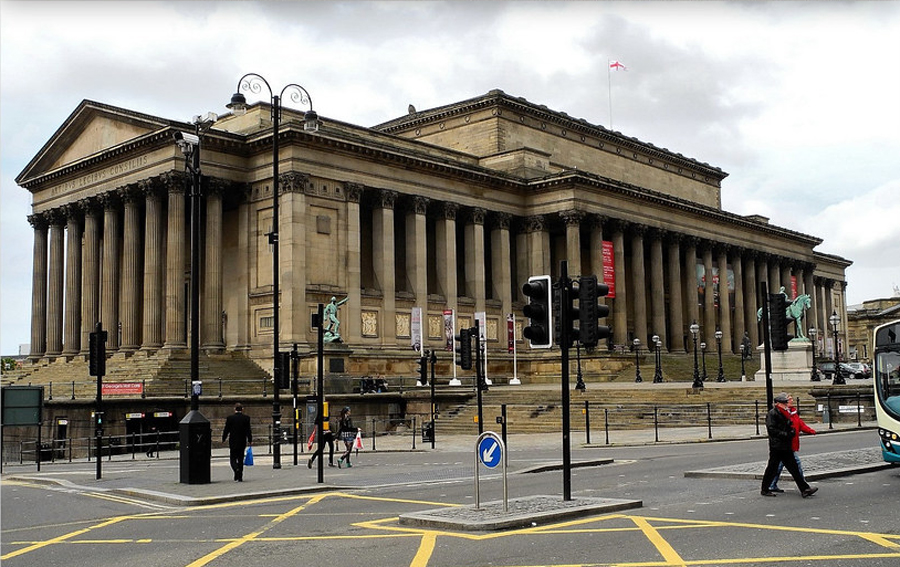 St. George’s Hall in Liverpool, England