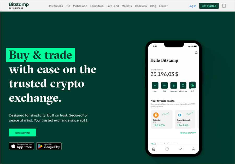 Bitstamp platform