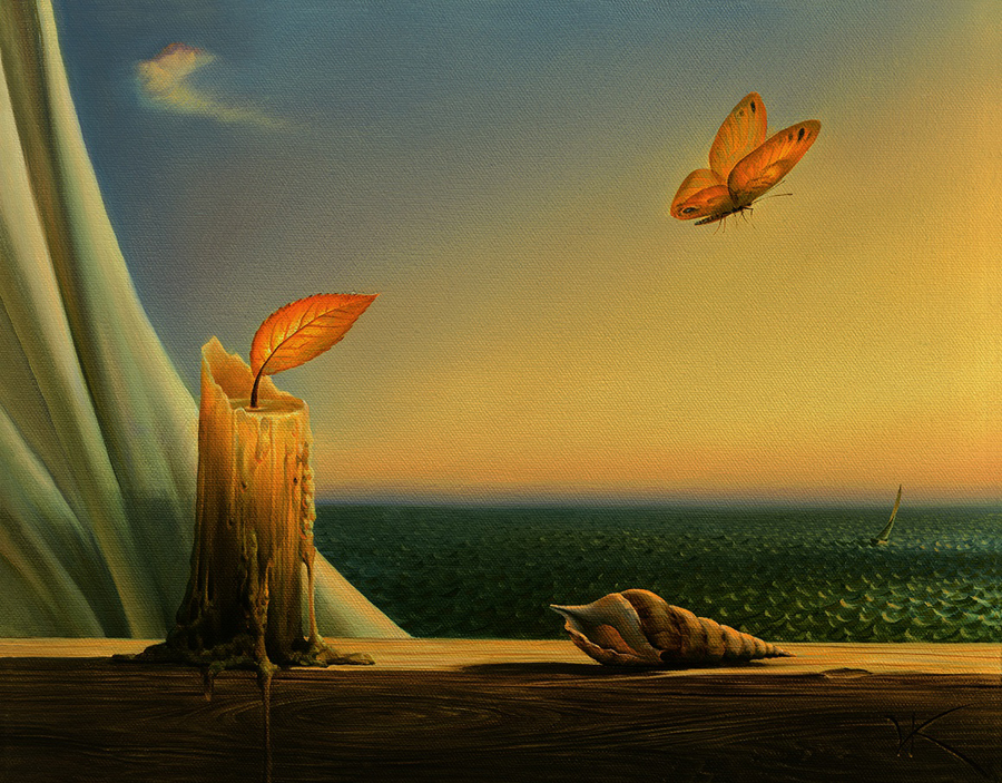 Born to Fly Vladimir Kush art