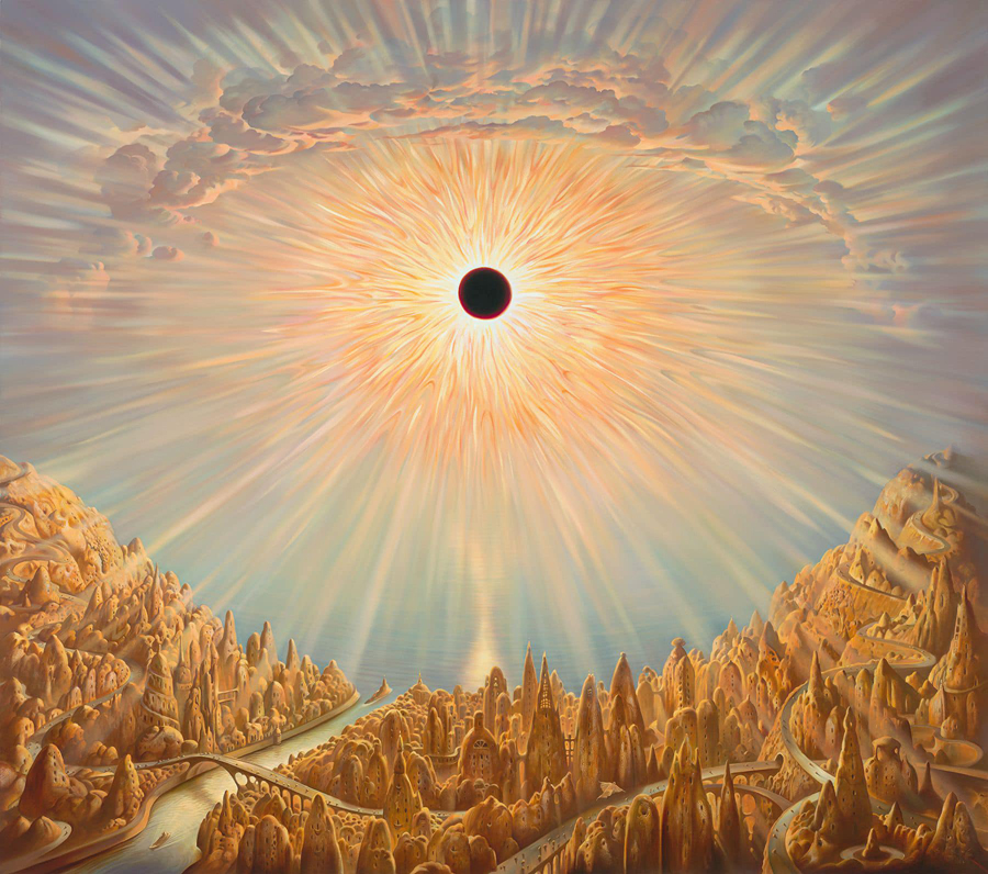 Eclipse Vladimir Kush painting