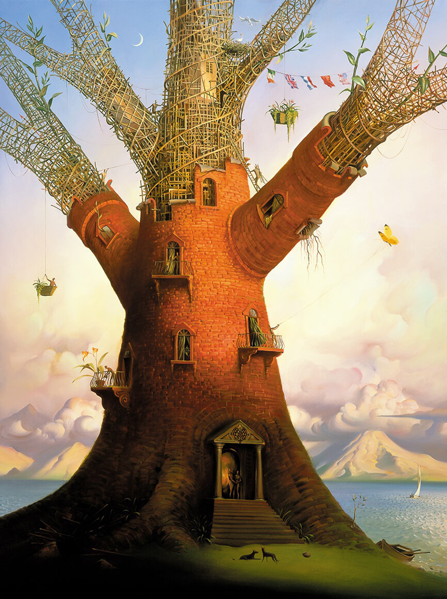 Family Tree Vladimir Kush art