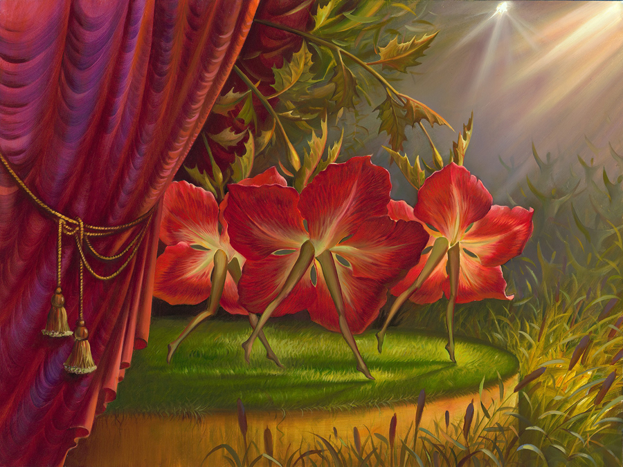 Forest Can-Can Vladimir Kush painting