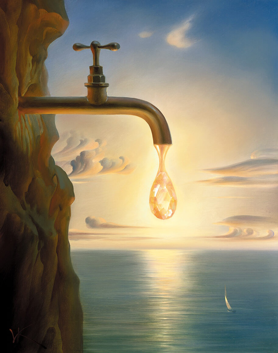 Heliodor Sunset by Vladimir Kush