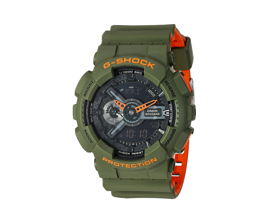 Casio G-Shock GA-110LN Green Analog-Digital Watch