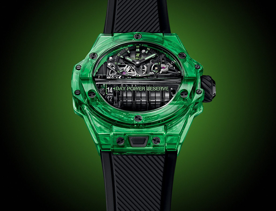 Emerald Green Hublot Big Bang MP-11 SAXEM