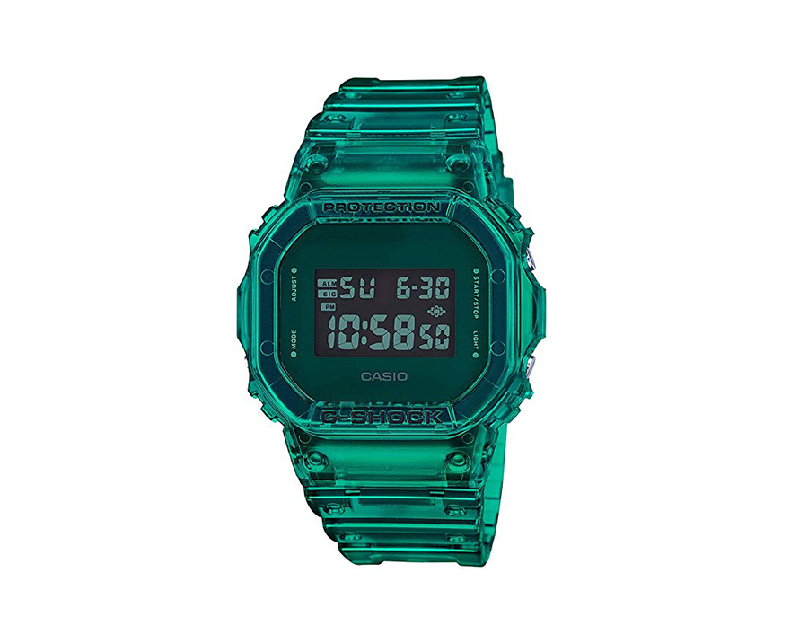 Green Casio G-Shock Skeleton Series