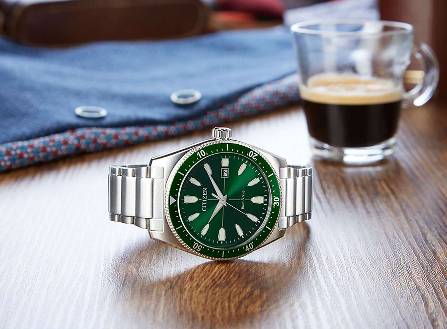 Green Citizen Eco-drive Vintage Sport