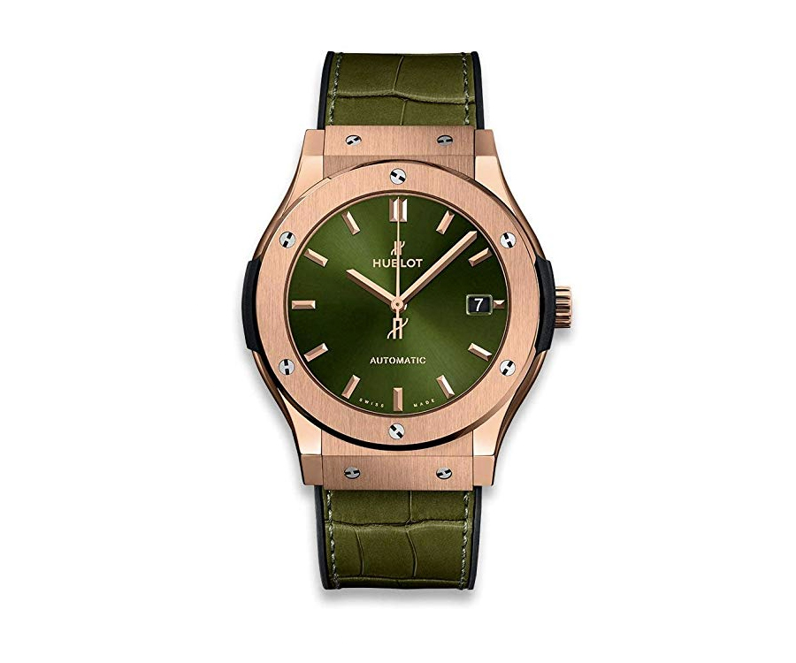 Hublot Classic Fusion - Rose Gold and Olive Green