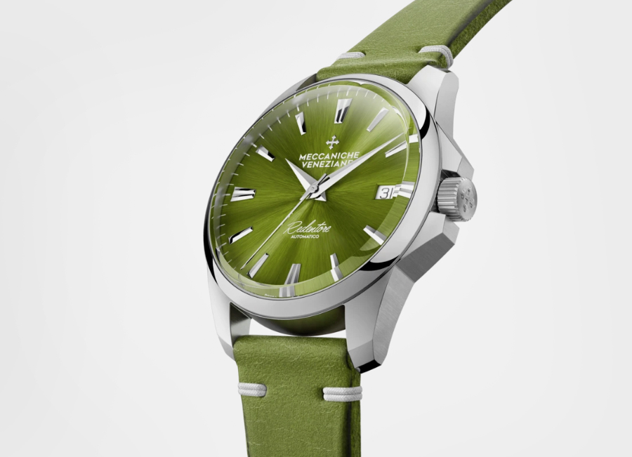 Meccaniche Veneziane Redentore Olive Green Watch