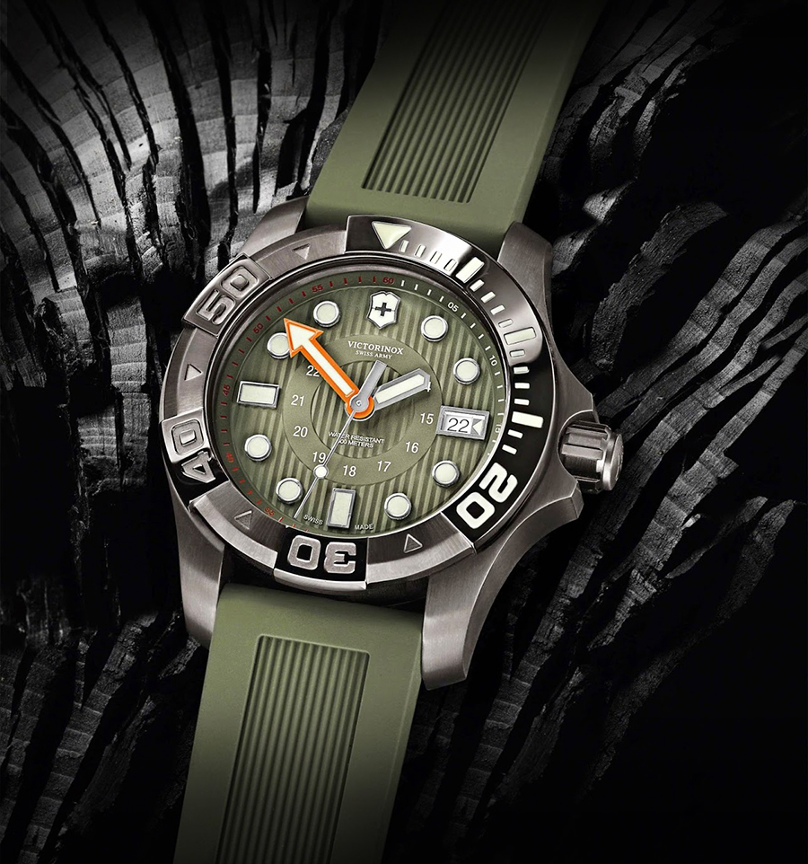 Victorinox Swiss Army Dive Master 500 Green Face