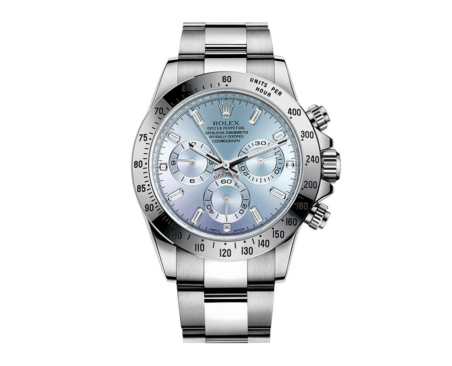 Platinum Rolex Daytona Ice Blue Dial