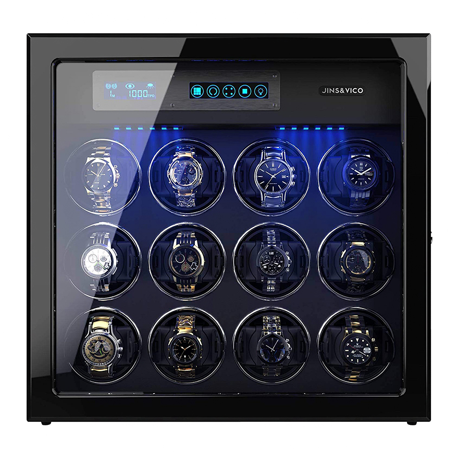 LUKDOF Watch Winder for 12 Automatic Watches