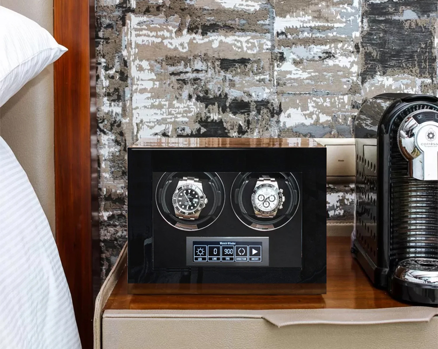 Hand-Crafted Virtuoso 2PC Watch Winder