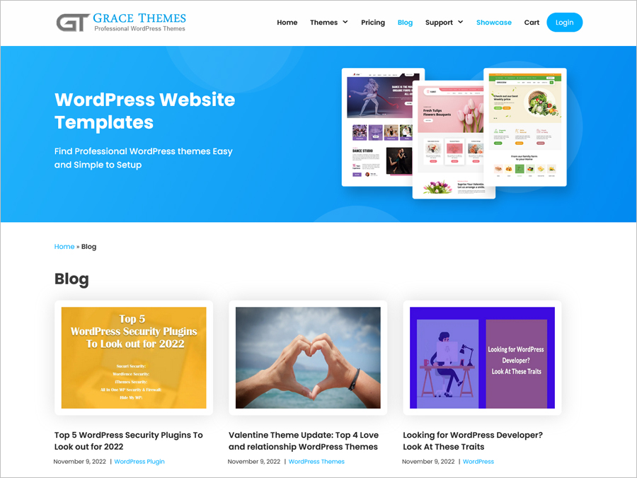 Grace Themes Blog