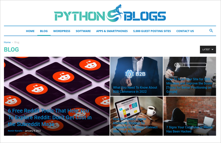 PythonBlogs