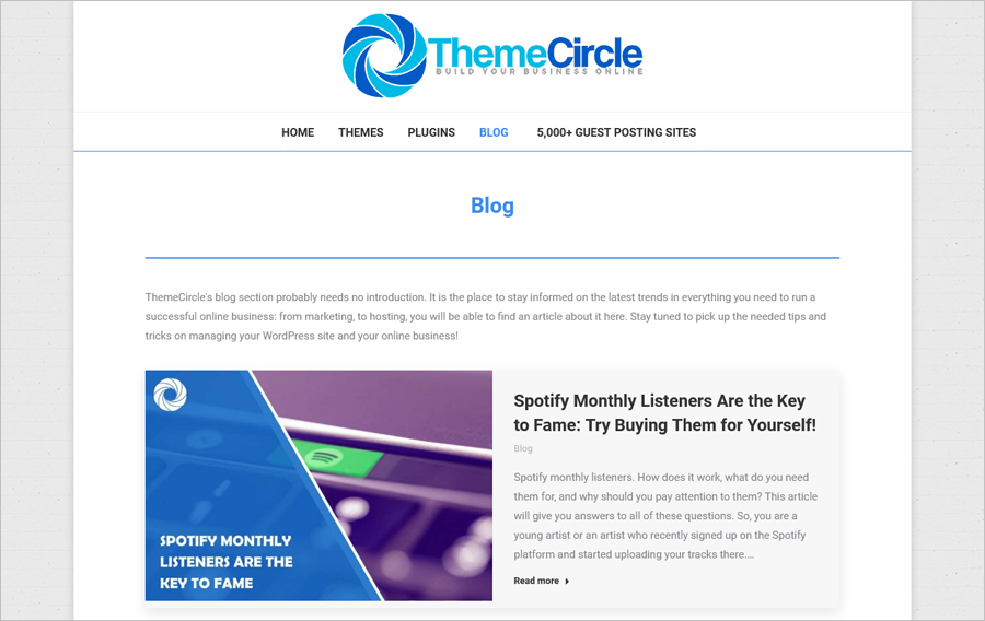 ThemeCircle Blog